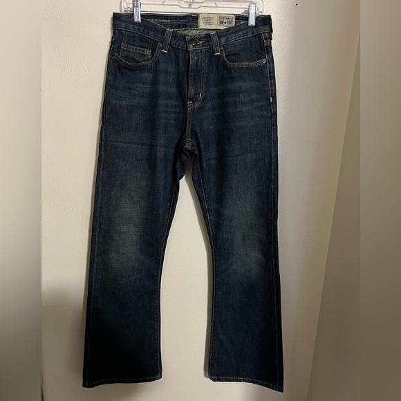 CONVERSE One Star Classic Bootcut Denim Jeans Dark Wash Men's Size 30 x 30 EUC - Picture 1 of 6